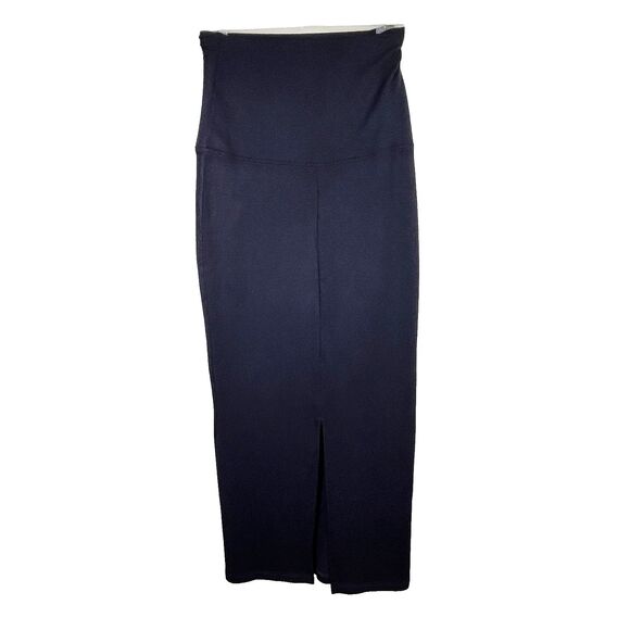Bleusalt The Tube Skirt Navy Blue Jersey Stretch Fleece Lined Maxi Convertible 1 - Picture 6 of 15